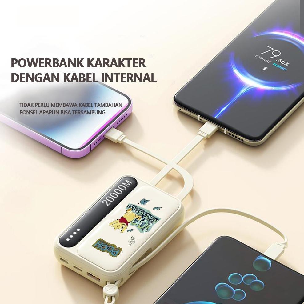 New Deals Mini Size Lotso Powerbank Portable 20000 Mah With 4 Usb Fast Charging Dual Input Port Type