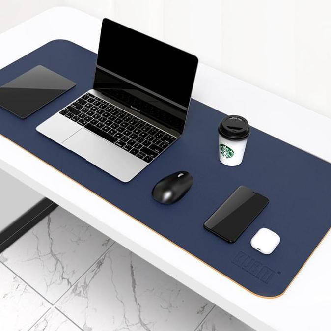 Triple W 120x60cm Leather Mousepad Desk Mat Mouse Pad Double Side BUBM