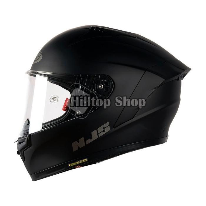 Helm Njs Zx-1R Solid Full Face Motorcycle Helmet Original Dan Terpercaya