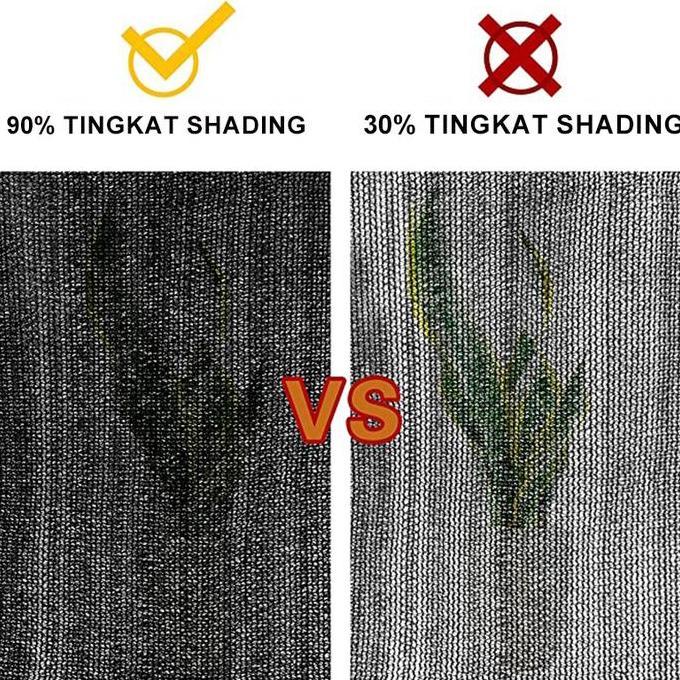 Paranet 90% Anti Sinar Matahari Luar Ruangan SunShade Net Enkripsi