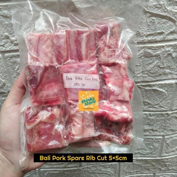 Iga Babi Bali Bakut-Paikut-Bakut Babi-Iga Babi Potong Siap Masak