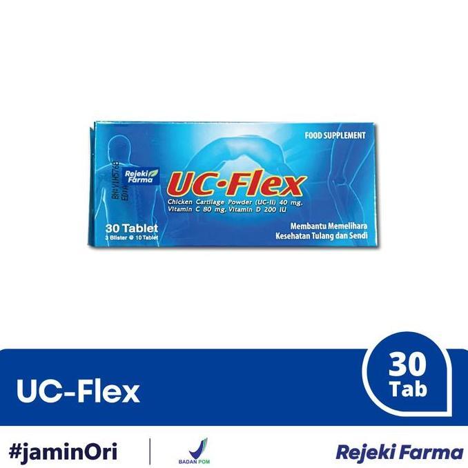 Uc-Flex 3 Strip / 30 - UcFlex Kesehatan Tulang dan Sendi