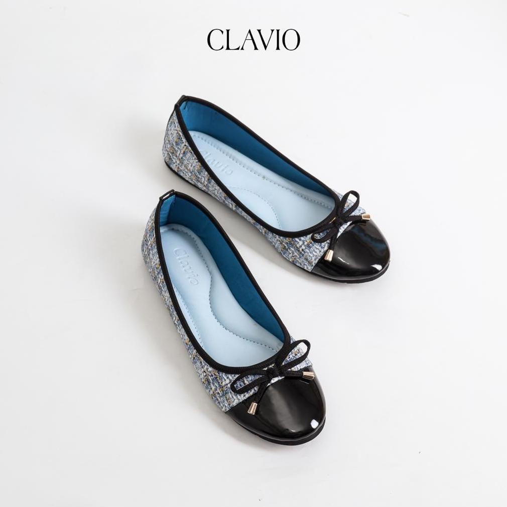 Terbaru Clavio Clarissa Sepatu Wanita Flat Shoes Super Empuk