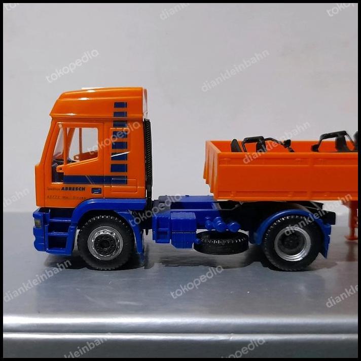 GRATIS ONGKIR HERPA SKALA 1:87 - IVECO TRUCK ORANGE DALAM BOX HERPA (IV02) 