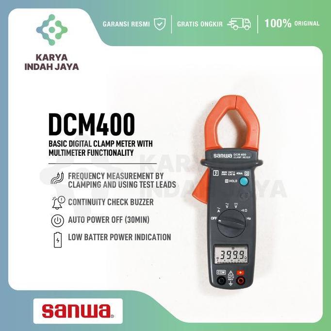 Clamp Meter/ Tang Amper Ac Sanwa Dcm400