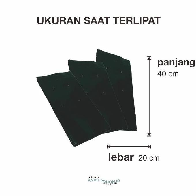 Polybag Polibag Plastik Ukuran 40 x 40 cm - Kualitas Premium Tebal
