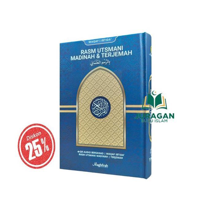 Ready ORIGINAL Rasm Utsmani Madinah + Terjemah + Waqaf Ibtida' + Murotal (Scan Barcode)
