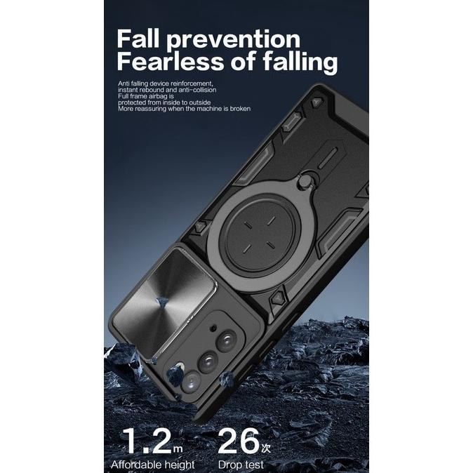 New Samsung A31 - Evox Army Military Flash Flip Lens Armor Case Shockproof