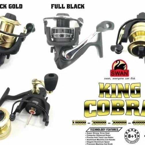 BEBAS ONGKIR - REEL SWAN KING COBRA 4000
