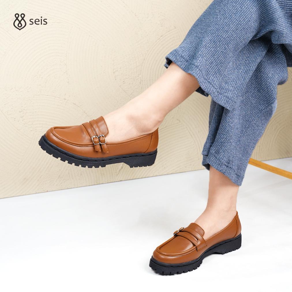 ORIGINAL SEIS Warda Sepatu Docmart Wanita / Loafers Wanita
