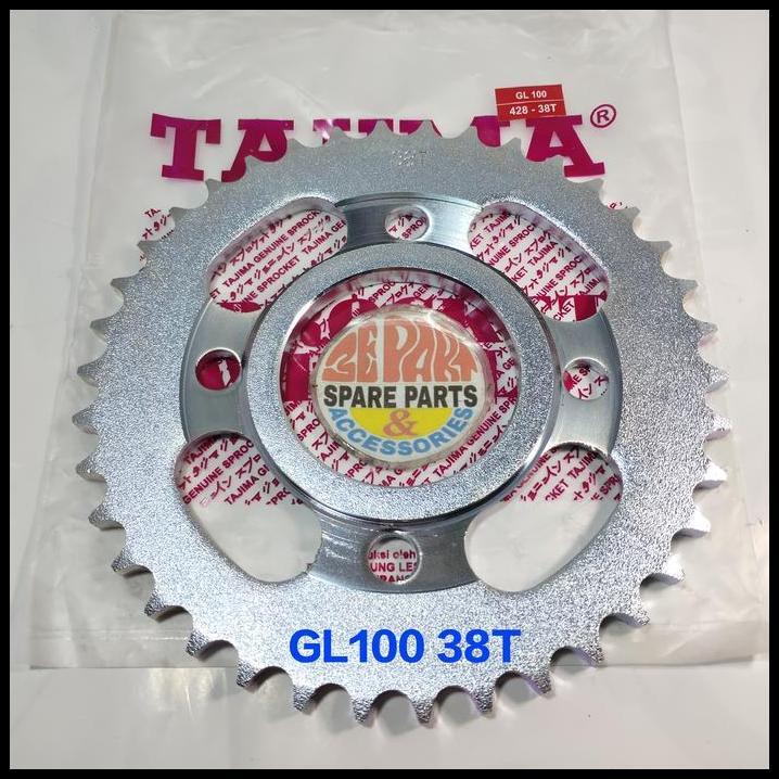 DISKON GIR BELAKANG GL100 38T 428 GEAR HONDA GL 100 125 