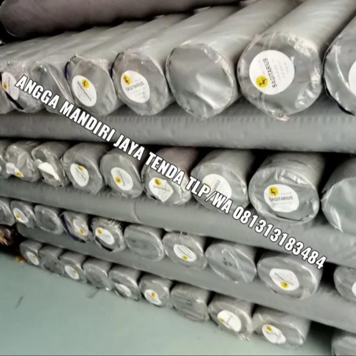 terpal roll a12 2x100 merk Sagitarius Korea warna biru silver