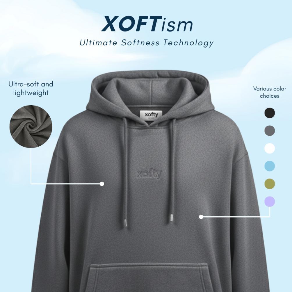 Termurah / Hot Sale Xofty Valtari Grey Hoodie - Hoodie Unisex Untuk Daily Wear, Hangout & Aktivitas 