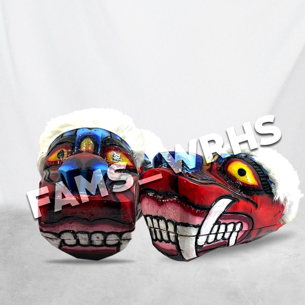 Barongan Kepruk Kucingan Kepala Barongan Jaranan Barongan Kayu Fm -19