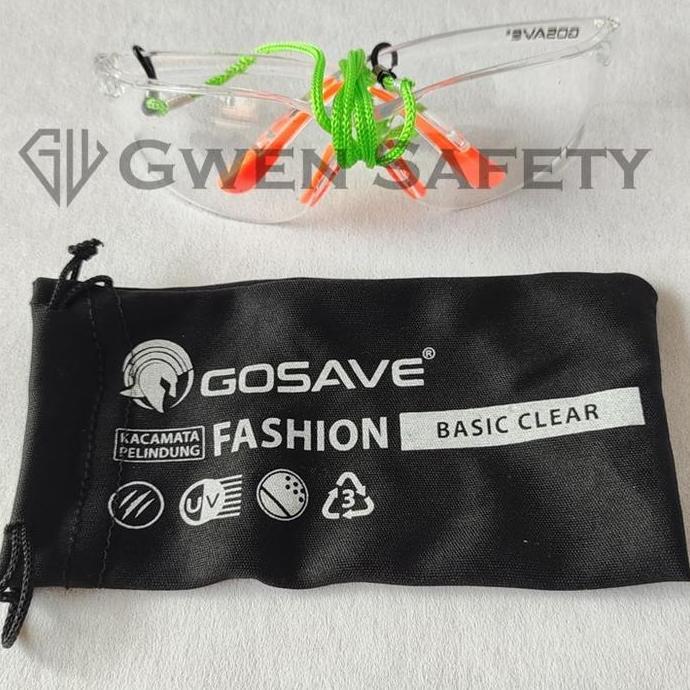 kacamata gosave clear safety