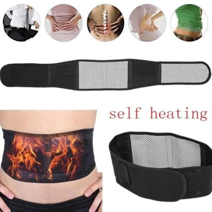 Korset Sabuk Terapi Pemanas Penghangat Pelangsing Perut Pinggang Tourmaline