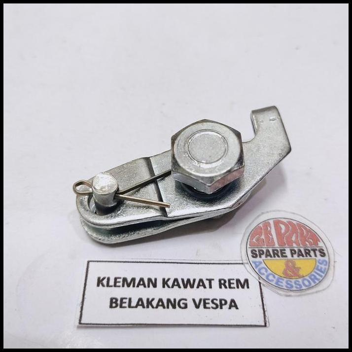TERLARIS STELAN REM BELAKANG VESPA KLEM PENJEPIT KAWAT REM !