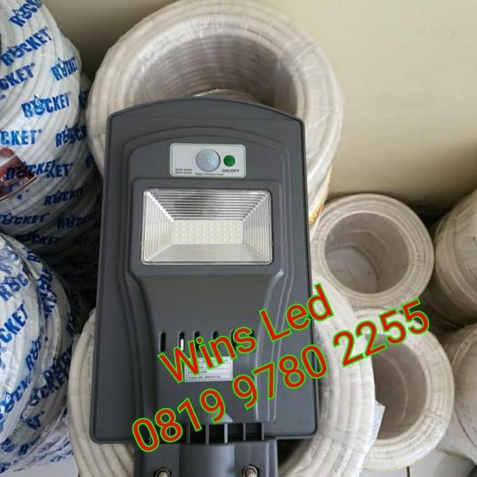 LAMPU JALAN LED 20W SOLAR CELL PANEL SURYA 20WATT PJU SOLAR 20 WATT