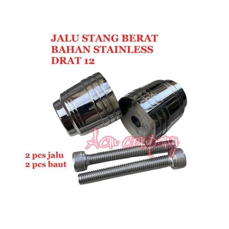 Jalu stang ninja r ninja rr ninja 250 ninja 250 karbu drat 12 stenlis bandul stang stenlis KAWASAKI 
