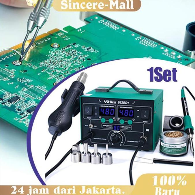 GAIZINPO Blower 750watt Original / Blow Rework Station Ori / Blower Solder Uap
