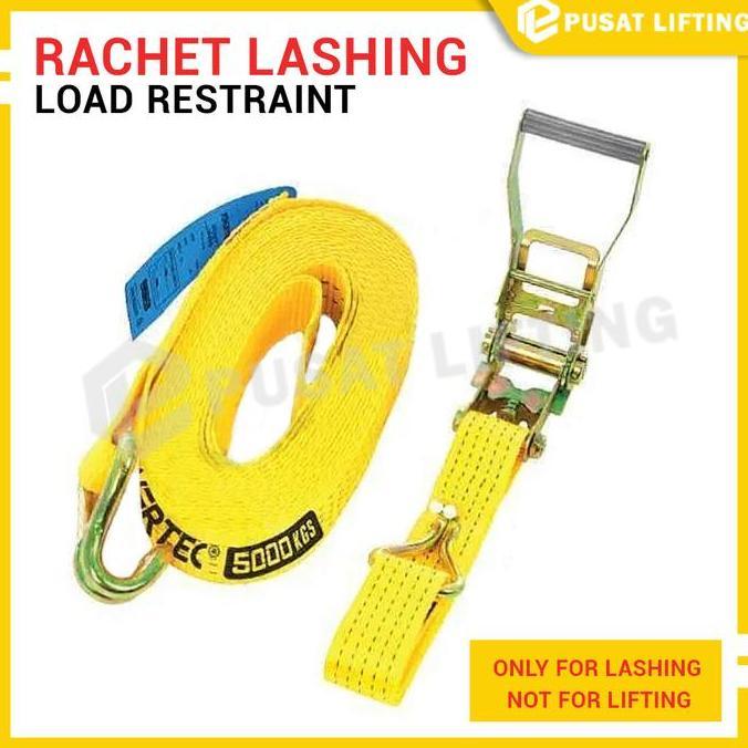 Ratchet Tie Down 5 Ton 10 Meter Track Belt POWERTEC Lashing Belt