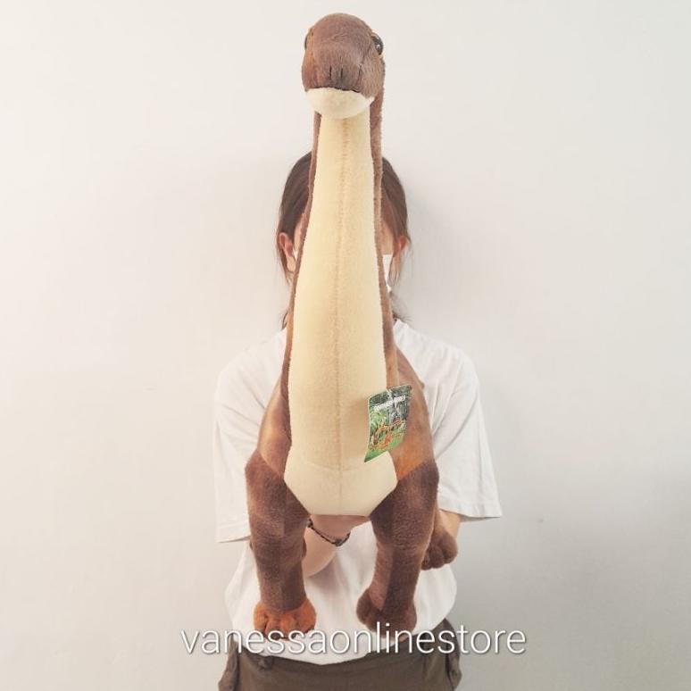 TERLARIS Mainan Boneka Dinosaurus Besar Jumbo Brontosaurus T-Rex Dino Bronto Tirex Dinosaurs Tyrex T