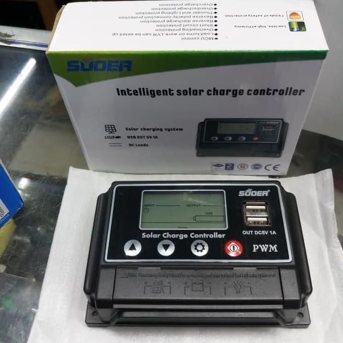 Suoer 12V 24V 30A PWM solar charger controller (ST-W1230)
