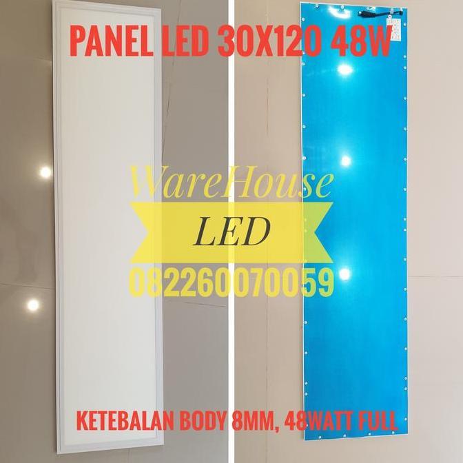Lampu Panel Led 30x120 cm 48watt Downlight Panel 30 x 120 48 watt 48w