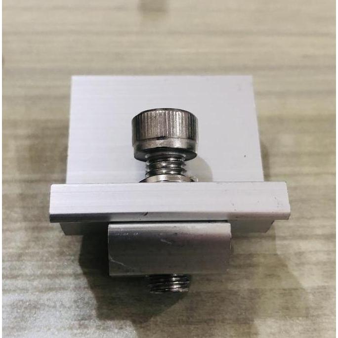 End Clamp Kit Mounting Solar Panel PV Klem Breket Bracket 35mm 40mm