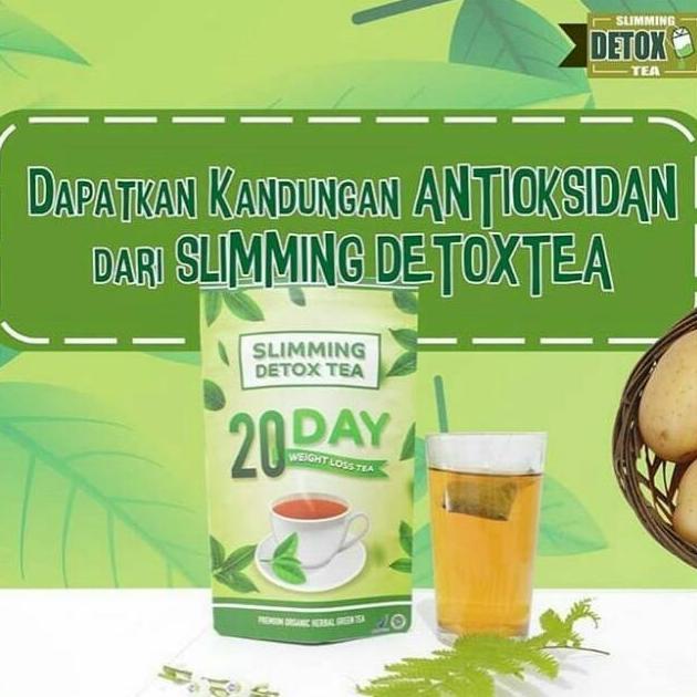 NEW Pelangsing Slimming detox tea 20 day teatox [terbaik][terlaris]