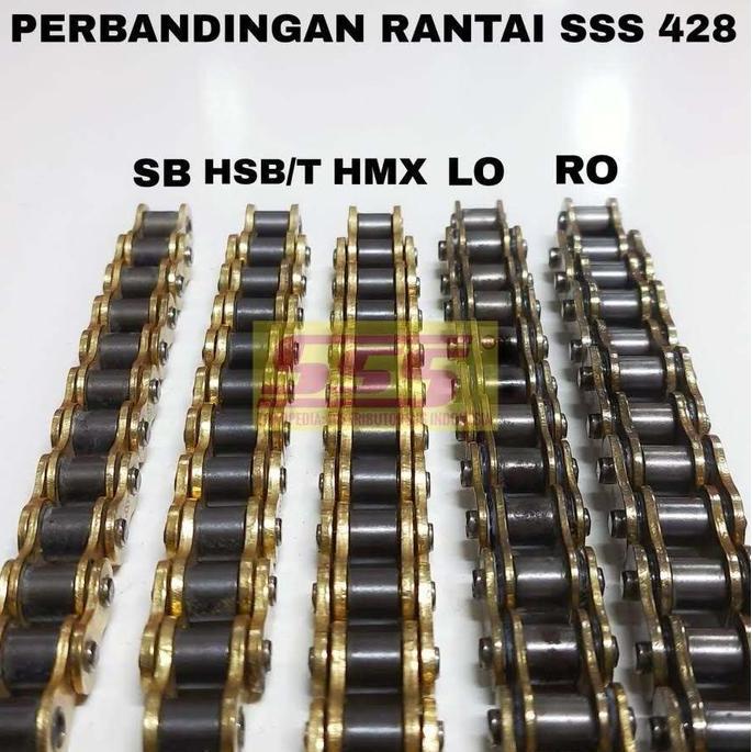 Promo SSS Rantai Rante Gold Emas 428 415 520 SB HSB HSBT 110L 120L 130L 140L Diskon