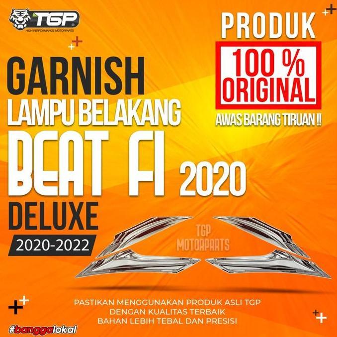 Promo Aksesoris Variasi Garnish Lampu Belakang Beat FI ESP New 2020 Deluxe Diskon