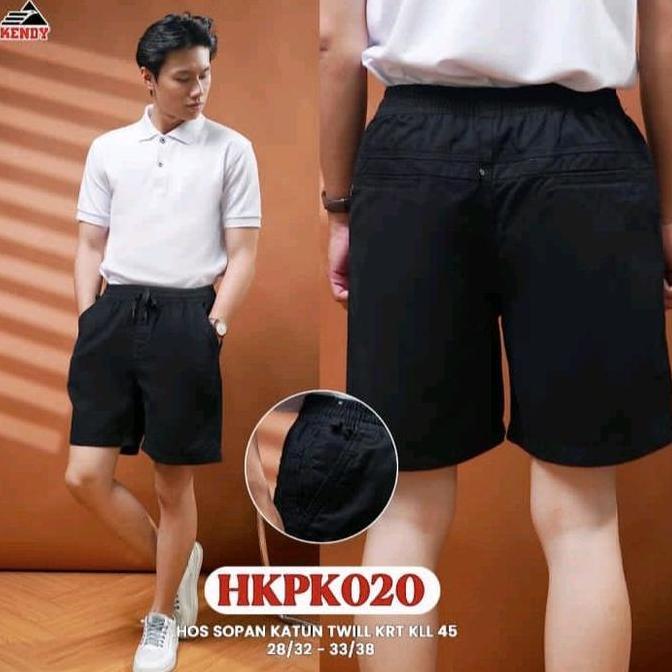 celana kendy pendek pria pinggang karet | celana pendek kendy | celana kendy Katun Casual Santai Dew
