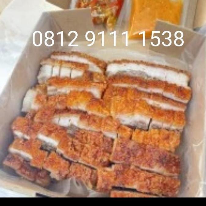 babi panggang asin garing /samcan crispy pork 1kg.