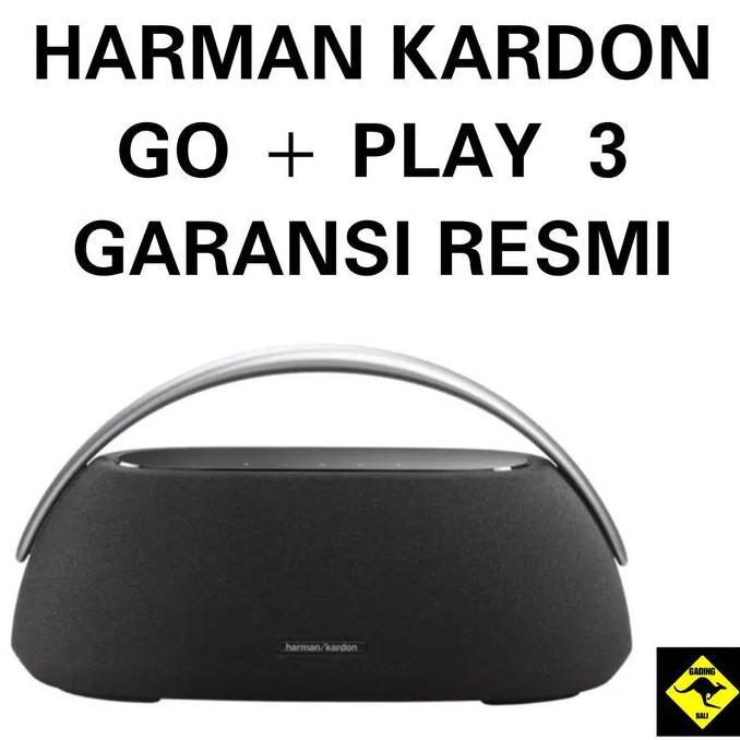 BEBAS ONGKIR - Harman Kardon Speaker Go + Play 3 HARMAN KARDON GO PLUS PLAY 3 Bluetooth Speaker Gara