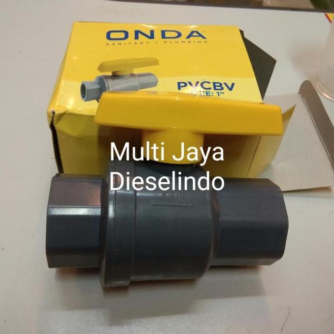 Ball valve pvc 3" inch / Ball valve PVCBC Onda