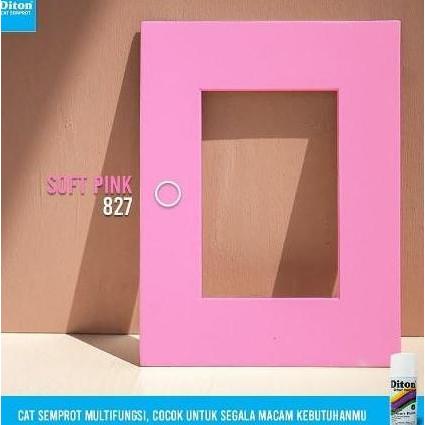 Promo Pilox Diton Soft Pink 827 300ml Warna Merah Muda Ping Kilap Mengkilap Glossy Sepeda Motor Mobi