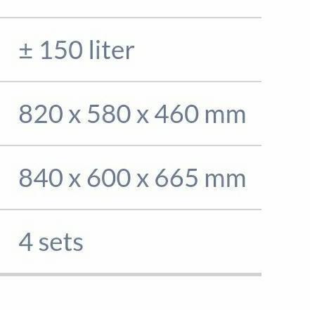 Ezy Box 150 L container box 150Liter Ezy Vindo Biggy
