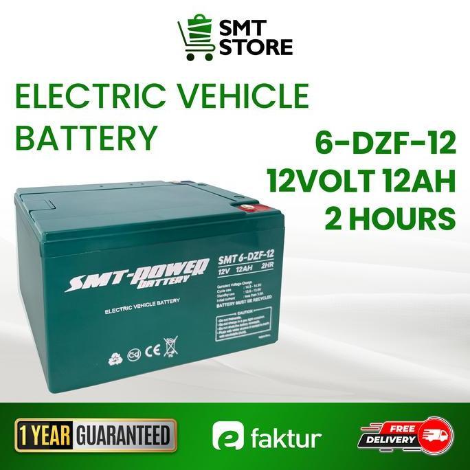 Baterai Kering Sepeda Listrik / Baterry Sepeda Listrik SMT 6DZM-12AH