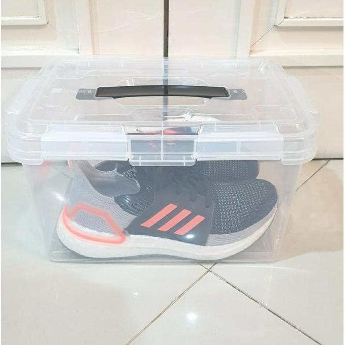 Kontainer Container Box EZY / Box Penyimpanan Transparan Bening