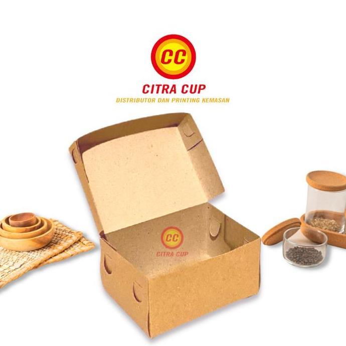 Dus Snack Kraft 14x10x7/ box snack/ Dus Bolu/ dus donat/ dus kue/