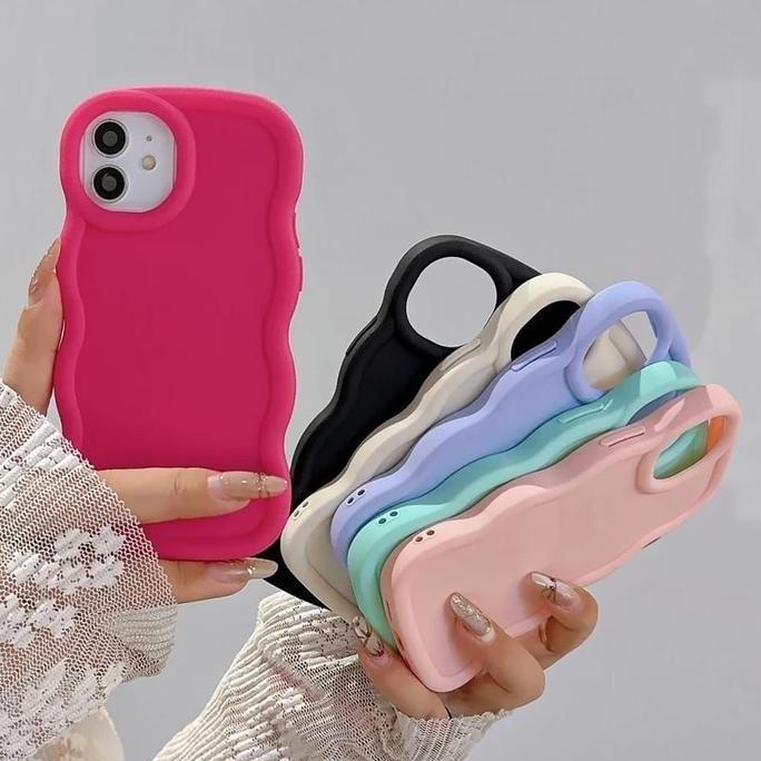 Soft Case Casing Silikon Big Protect Camera New Wave Macaron Color Warna Pastel Doff Premium Polos G