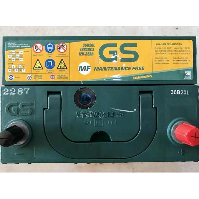 GS MF NS40ZL (36B20L) 35 A.H