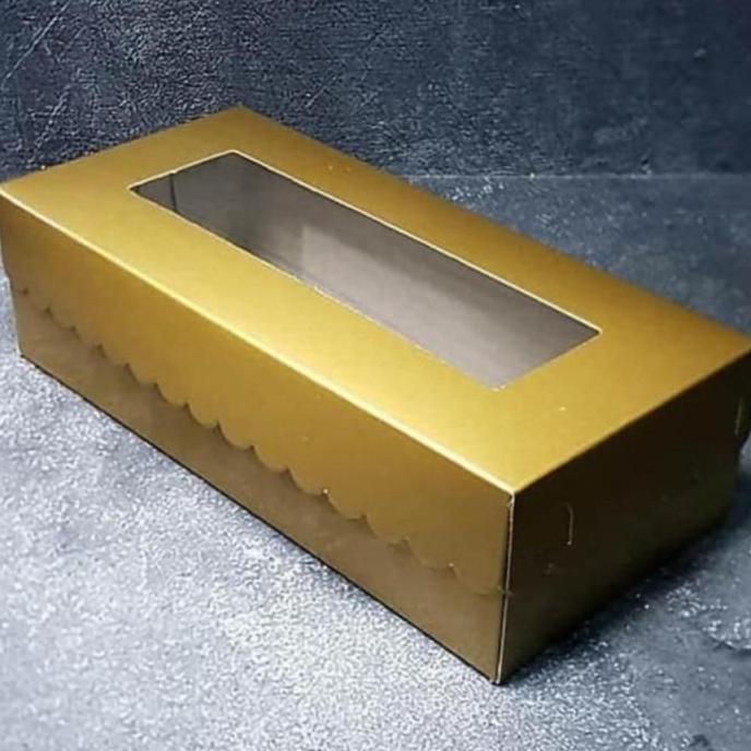 Dus kue 12x25x7/box kue bolu gulung/kotak kue
