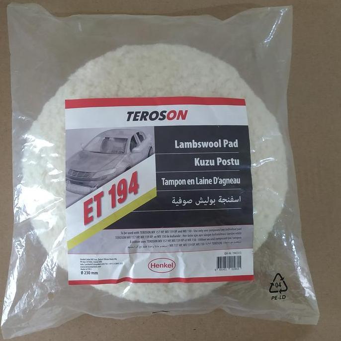 CLEARANCE SALE - Wool Compounding Pad Teroson ET 194 Wol Pad Bulu Domba 9 Inch