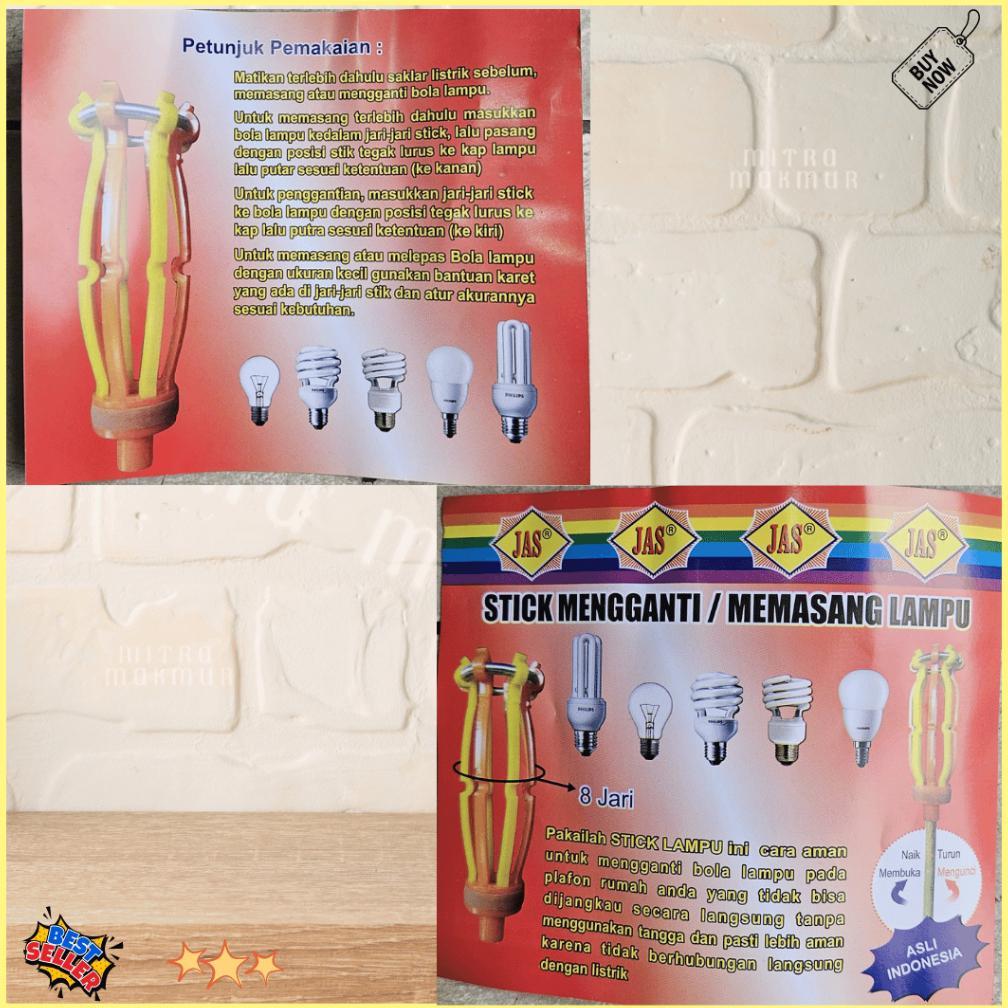 Tongkat Lampu / Tongkat Penganti Lampu / Tongkat Ganti Lampu / Tongkat Pasang Lampu / Stick Lampu Ne