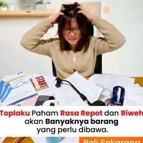 Toplaku Tas Les Dokumen Berkas Map Besar Anti Air Multifungsi Zipper File Plastik Folder Organizer A