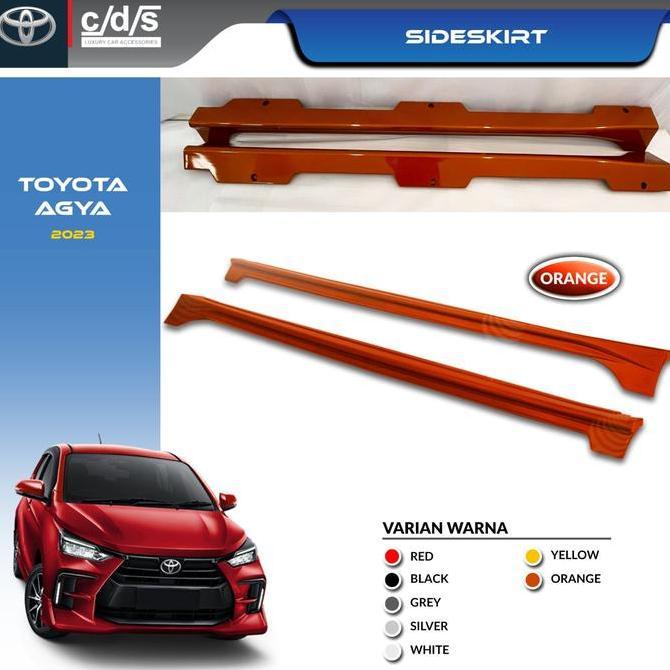 SideSkirt Toyota Agya GR Tahun 2023 - Now CDS