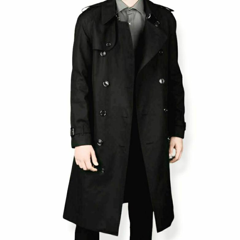 DISKON ZIVK Harvey Trench Coat Double Breasted - Coat Panjang Pria