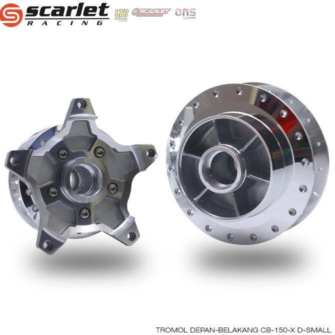 Scarlet Racing - Tromol Trombol Hub Depan Belakang Set Sport Motor Motorcycle CB150R CB150 R New CB1